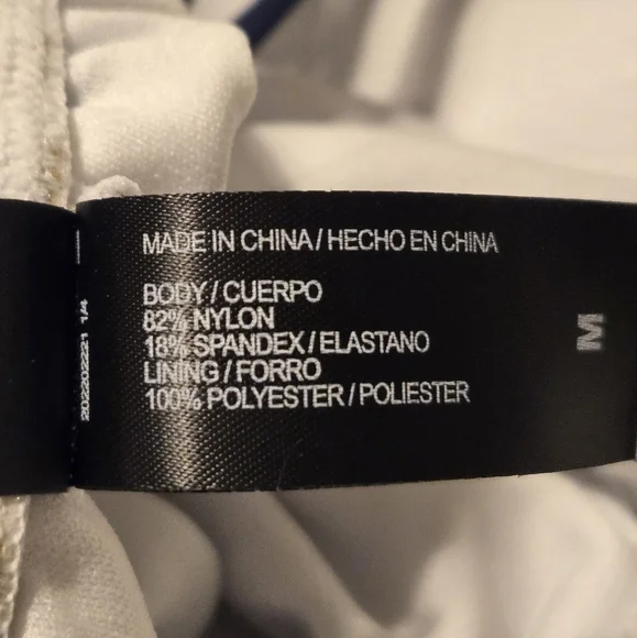 Hurley Swimsuit Medium Tropical Palm Tree Botanical Criss Cross Back One Piece - Picture 7 of 7